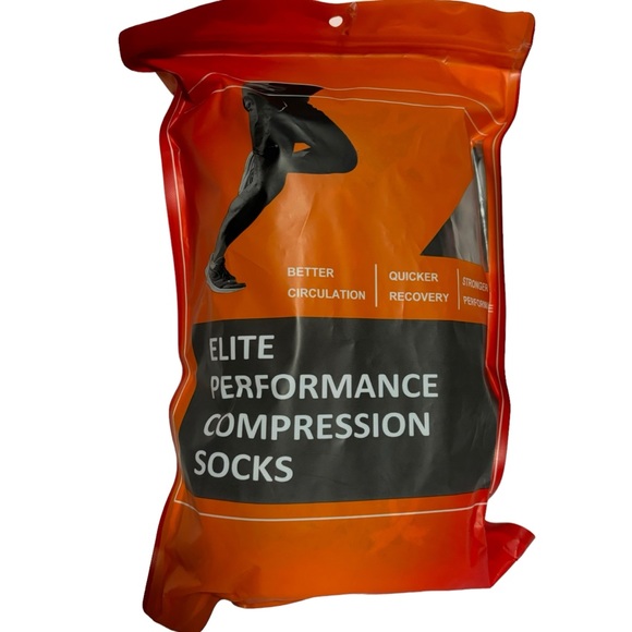 Unisex ELITE Performance compression Socks LG/XL 3 pr graphic men or women NWOT - Picture 7 of 8